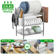 3-Tier Dish Drying Rack Dish Drainer