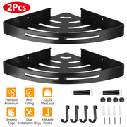 Adhesive Shower Corner Shelf – 2 Pack