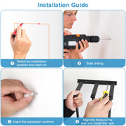 Wall-Mounted Rolled Towel Rack