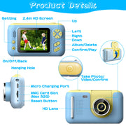 Digital Camera for Kids Flip Lens & Video