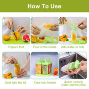 6Pcs Popsicle Molds