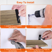 6 Sets Floating Shelves