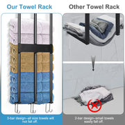 Wall-Mounted Rolled Towel Rack