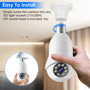 E27 WiFi Bulb Camera 1080P FHD