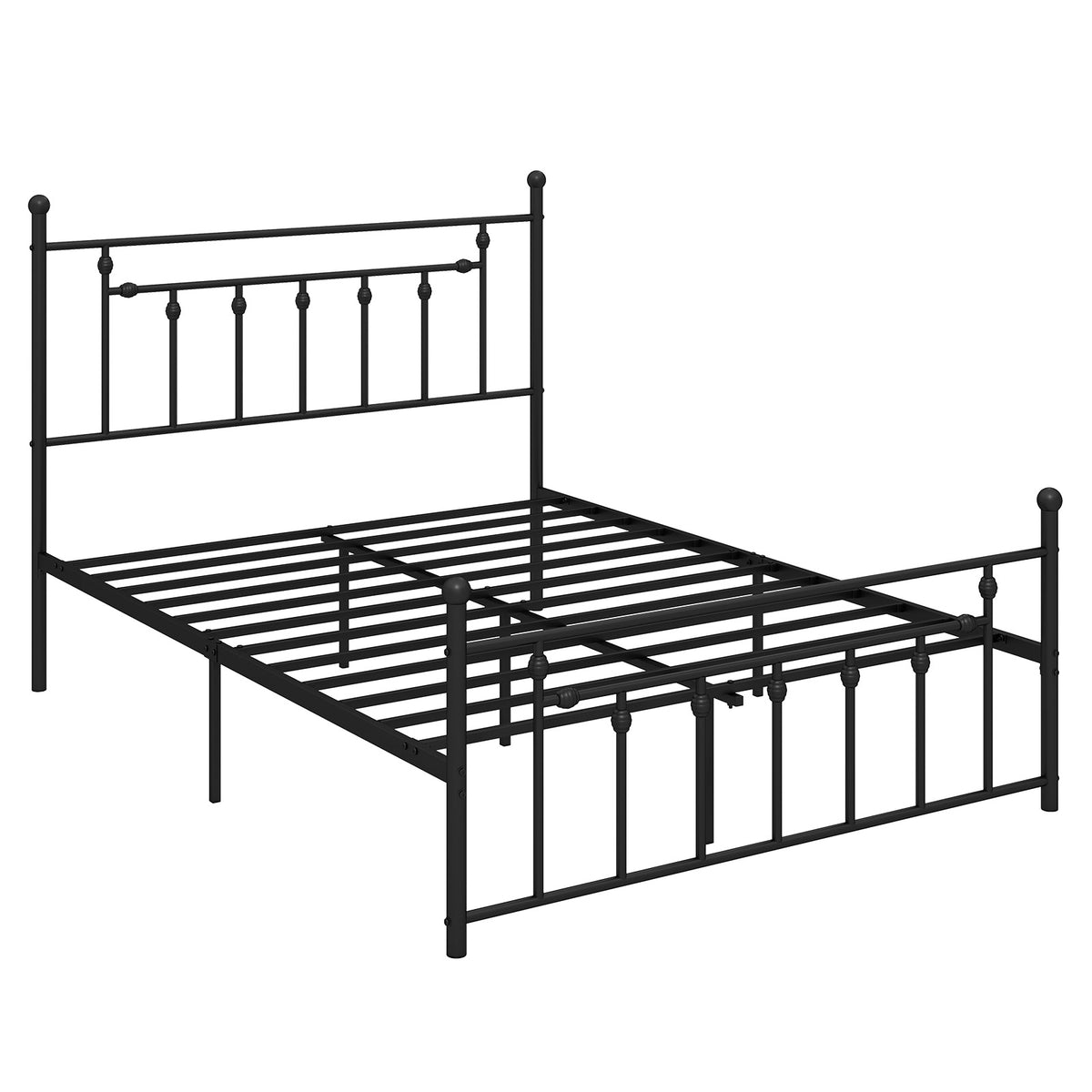 Full/Queen/Twin Size Heavy-duty Metal Bed Frame with Headboard-Queen Size - Queen Size