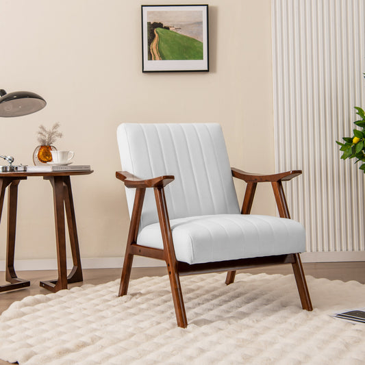 Modern Accent Chair Leisure Armchair with Felt Pads
