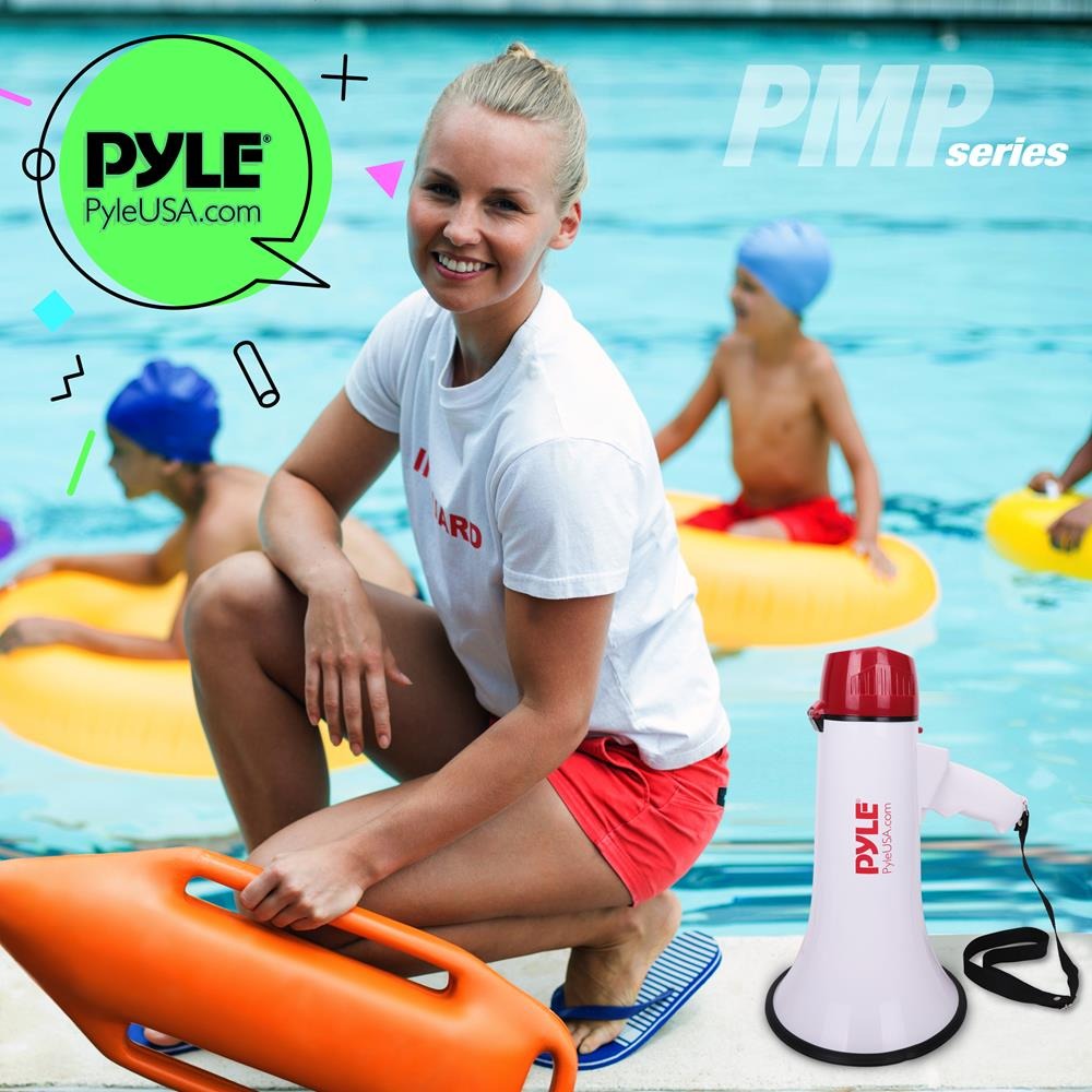 Pyle 40W Professional Megaphone Bullhorn with Siren, 1,000-Yd. Range - view 11