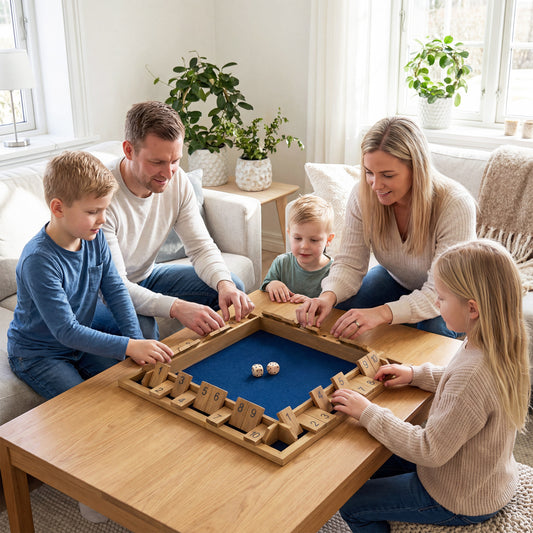 24 Inch Extra-Large Shut The Box Game for 2