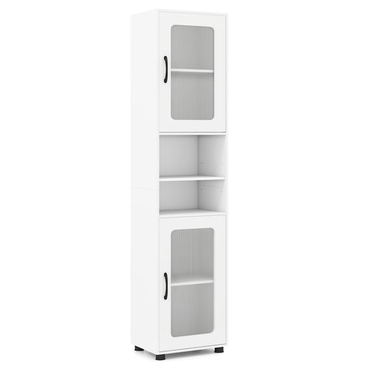 Tall Bathroom Storage Cabinet 67 Inches Freestanding Storage Organizer
