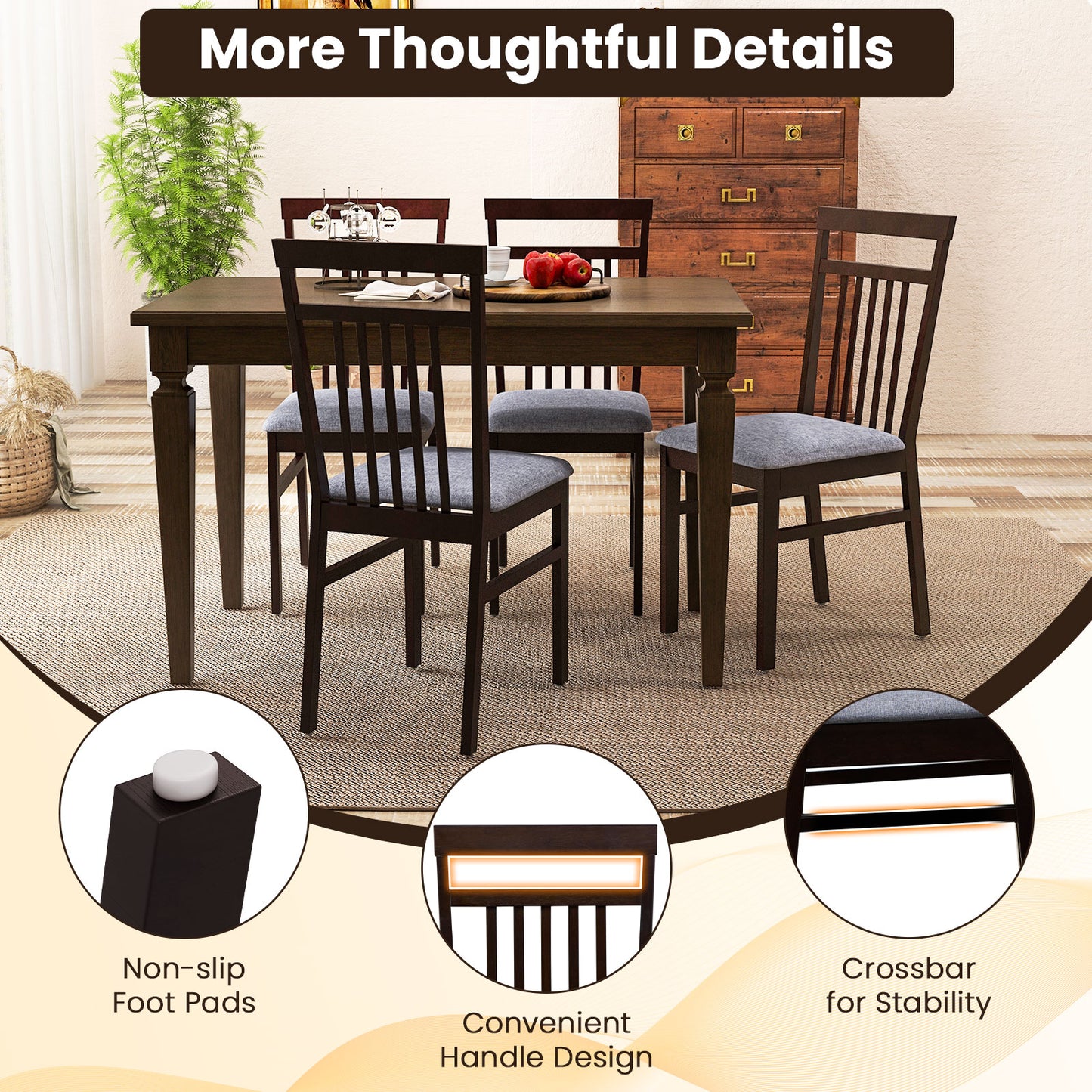 Upholstered Dining Chair Set of 2