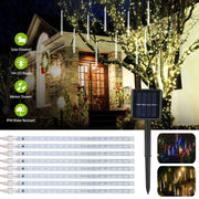 Solar Powered Meteor Shower String Lights
