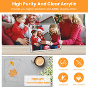 5x7 Clear Desktop Photo Frames