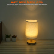 Modern Bedside Lamp with USB Plug