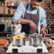 2000W Electric Dual Burner Portable Coil Heating