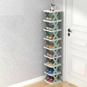 9Tier Narrow Entryway Shoe Rack