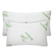 Bamboo Memory Foam Pillows – Set of 2