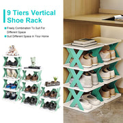 9Tier Narrow Entryway Shoe Rack