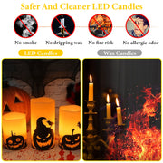 Flameless Halloween Candle Lamps – 3-Pack