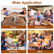 2Pcs Gravity Sensing Salt and Pepper Grinder