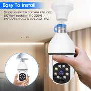 Pan Tilt WiFi Bulb Camera – Full HD