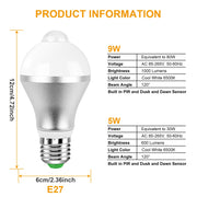 Smart Motion Light Bulb – E27 9W/5W