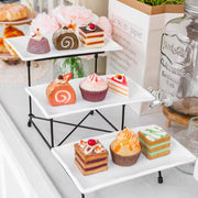 3-Tier Plastic Serving Tray