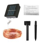 100 LEDs Solar String Lights Outdoor