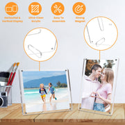 5x7 Clear Desktop Photo Frames