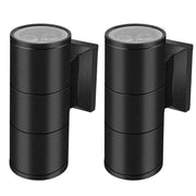 2Pcs Cylindrical Wall Light