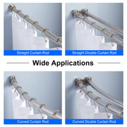 12 Sets of Shower Curtain Hooks