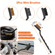 Complete Car Cleaning Brush Kit