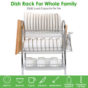 3-Tier Dish Drying Rack Dish Drainer