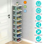 9Tier Narrow Entryway Shoe Rack