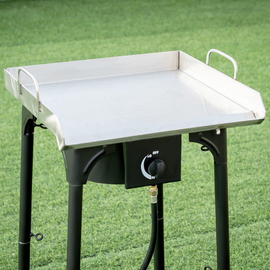 100000 BTU Portable Propane Outdoor Camp Stove with Adjustable Legs