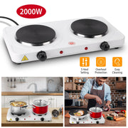 2000W Double Electric Burner