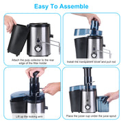 1000W 2-Speed Electric Juicer