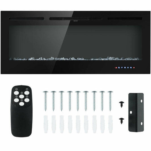50" Electric Fireplace – Wall Mounted