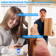 Smart Wireless Wi-Fi Video Doorbell Security Phone Door Bell Intercom Camera Door