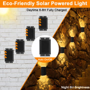 Outdoor Solar Wall Lights with Sensor