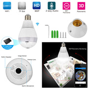 WiFi Light Bulb Camera 960P Security Camera