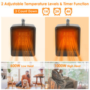 1000W Portable Electric Space Heater