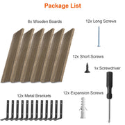 6 Sets Floating Shelves