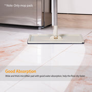 10-Pack Reusable Microfiber Mop Pads