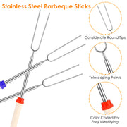 Extendable Marshmallow & Hot Dog Skewers