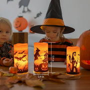Halloween LED Candles – 3-Pack with Timer
