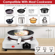 1200W Electric Infrared Single Burner