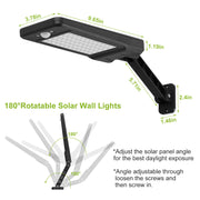 Solar Wall Light with Motion & Remote