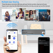Smart WiFi Doorbell 2-Way Intercom & Chime