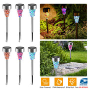6-Pack Solar Pathway Garden Lights