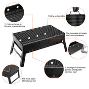 Portable Foldable Charcoal Grill